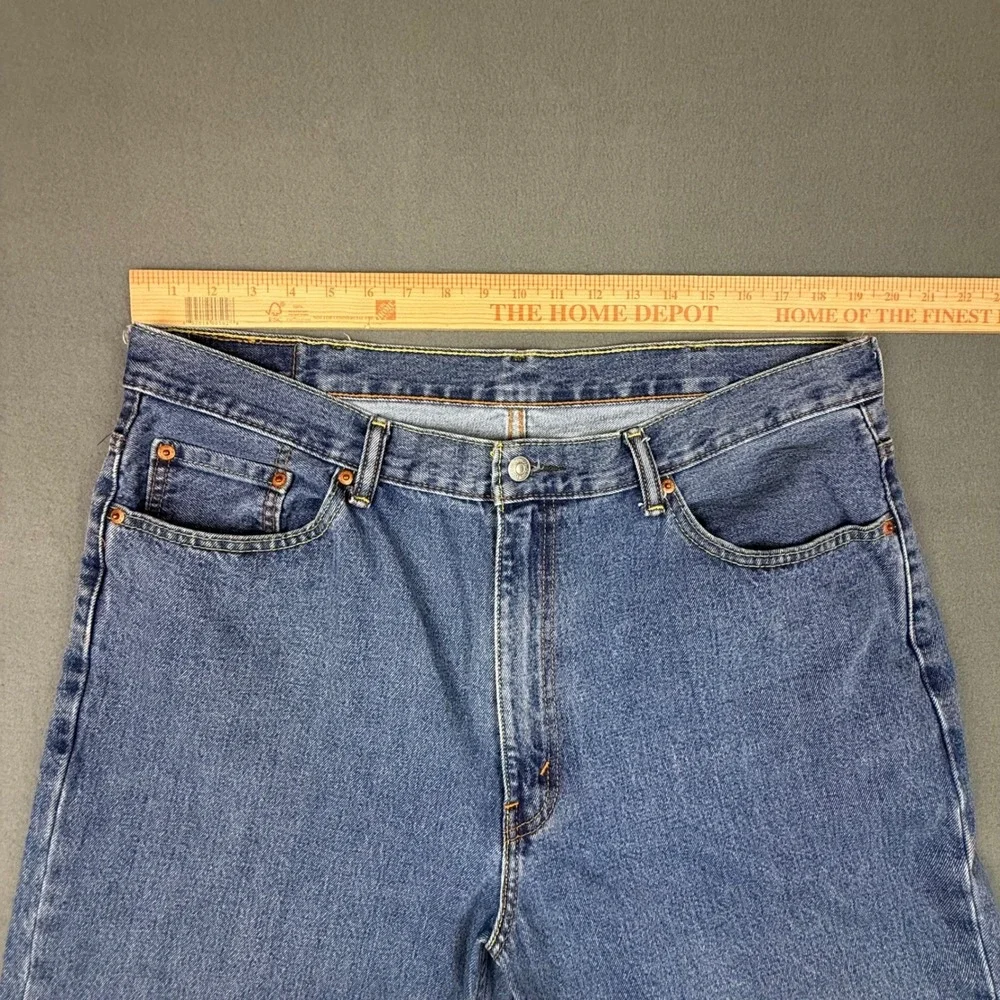Levis 550 Relaxed Fit Jeans Mens 40x32 Blue Medium Wash Tapered Leg‎ 00550-4891